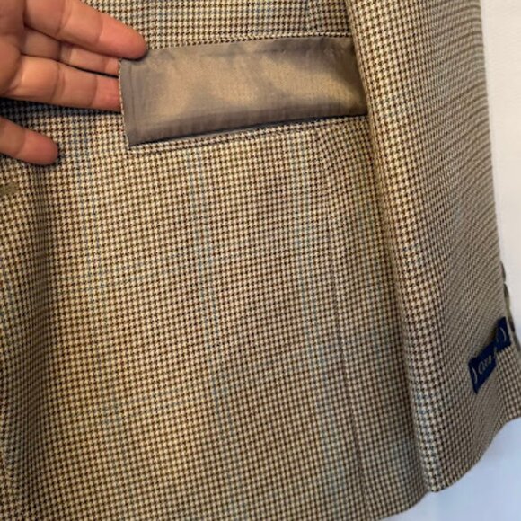 Macy’s 36S Club Room Gold Brown Blazer, Sport Coat - Picture 8 of 12